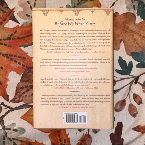NWT Before We Were Yours Hardcover Book by Lisa Wingate - Picture 2 of 4